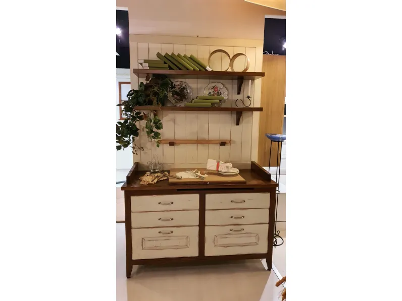 Cucina ad angolo in legno a prezzo scontato 42%