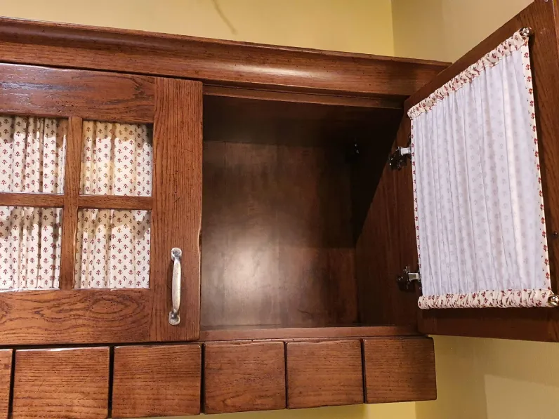 Cucina ad angolo in legno a prezzo scontato 42%