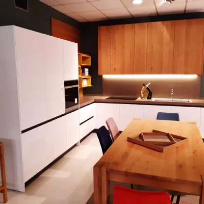 Cucina moderna Bianca e Rovere Vismap: prezzo scontato!