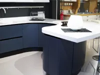 Cucina Volare design bianca con penisola Aran cucine