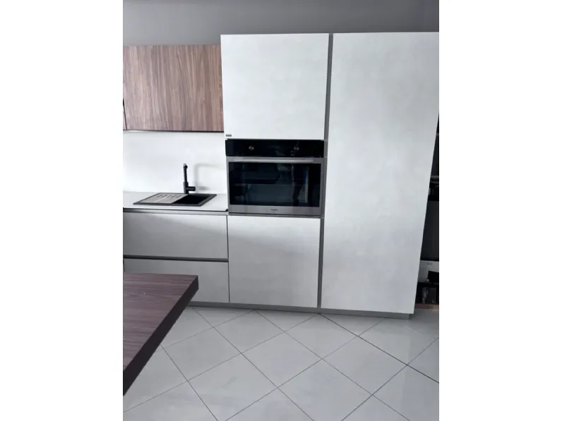 Cucina a PREZZI OUTLET in laminato materico Snaidero -31%