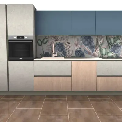 Cucina Young lineare lineare Stosa con uno sconto imperdibile