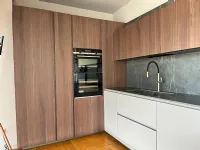 Cucina tortora moderna con penisola Zampieri cucine Segni up a soli 26900