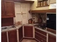 Cucina ad angolo in legno a prezzo ribassato 70%