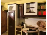 Cucina Zappalorto country ad angolo noce in legno Paolina