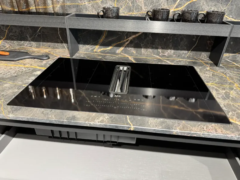 Cucina Cucina zecchinon moderna grigia Zecchinon ad angolo scontata 50%