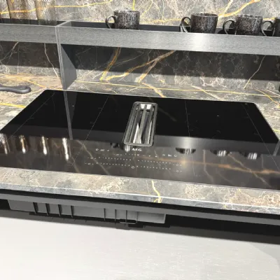 Cucina Cucina zecchinon moderna grigia Zecchinon ad angolo scontata 50%