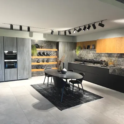 Cucina grigia moderna ad angolo Zecchinon Cucina zecchinon a soli 14500 Euro