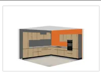 Cucina a PREZZI OUTLET in legno Zecchinon -30%