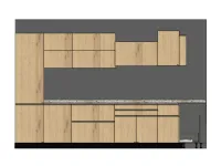 Cucina a PREZZI OUTLET in legno Zecchinon -30%
