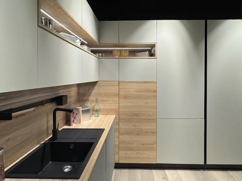 Cucina ad angolo Mobilturi Zen SCONTATA 54%
