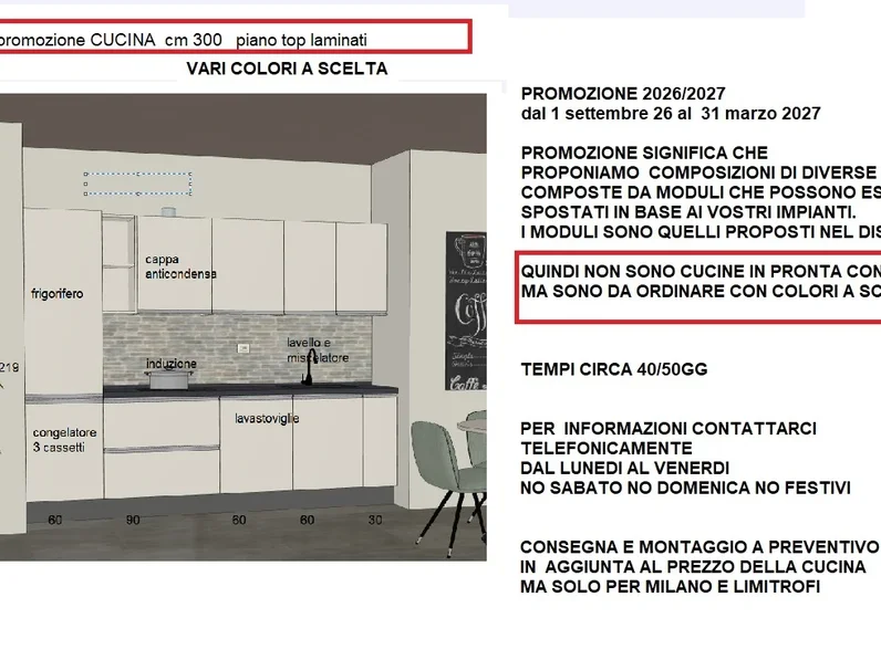 Cucine Gicinque INFINITY promo300lam