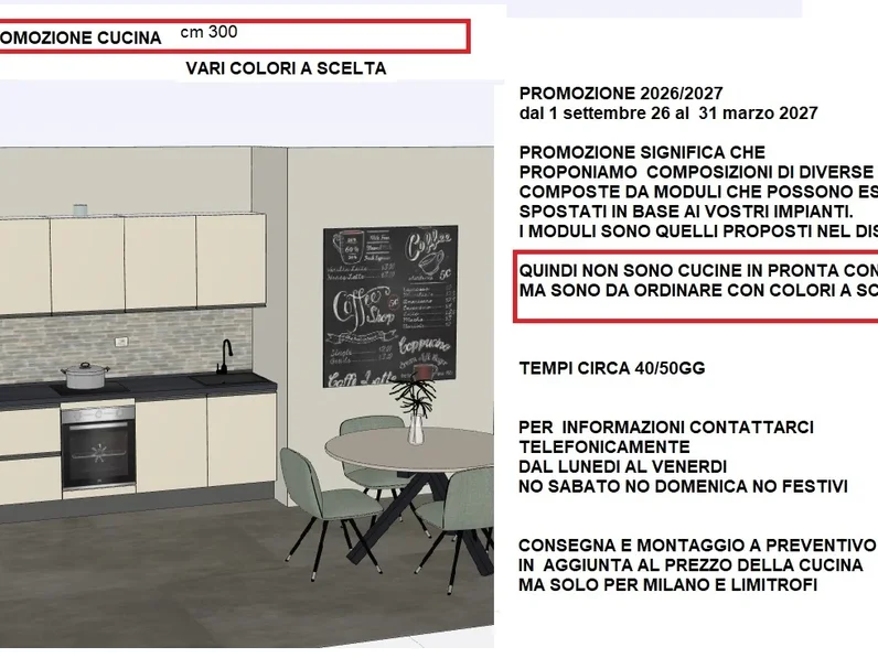 Cucine Gicinque INFINITY300promoLAMforno
