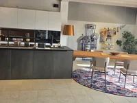 Cucine Zampieri Cucine opaco bianco e laccata metallico acciaio