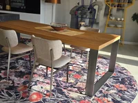 Cucine Zampieri Cucine opaco bianco e laccata metallico acciaio