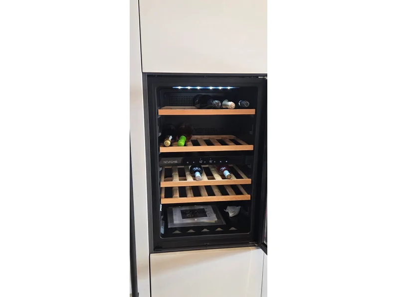 Cucine Zampieri Cucine opaco bianco e laccata metallico acciaio