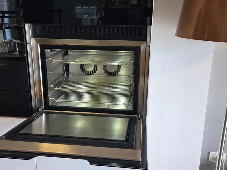 Cucine Zampieri Cucine opaco bianco e laccata metallico acciaio