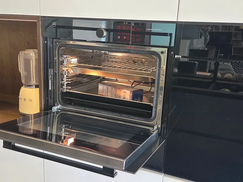 Cucine Zampieri Cucine opaco bianco e laccata metallico acciaio