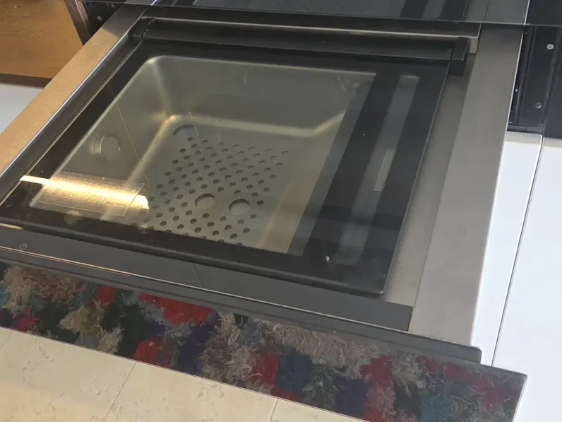 Cucine Zampieri Cucine opaco bianco e laccata metallico acciaio