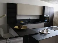 Cucina design grigio Essebi ad isola Cucina essebi serie stella antracite con top stratificato kenya a soli 11900