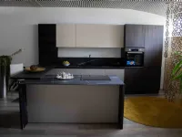 Cucina design grigio Essebi ad isola Cucina essebi serie stella antracite con top stratificato kenya a soli 11900