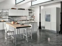 Cucina shabby vintage chic con isola e piano snack in offerta outlet nuovimondi
