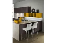 OFFERTA Cucina ad angolo con bancone LINEA di CUCINE STORE (340X215cm)