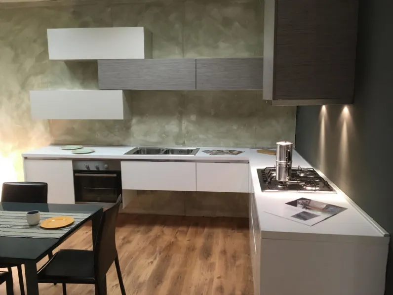 OFFERTA cucina ad angolo (MISURA 330X270cm) ASTRA Cucine mod SP22