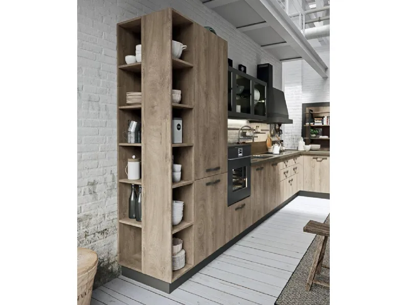 OFFERTA cucina con penisola e bancone CUCINE STORE (Misura 455x300cm)