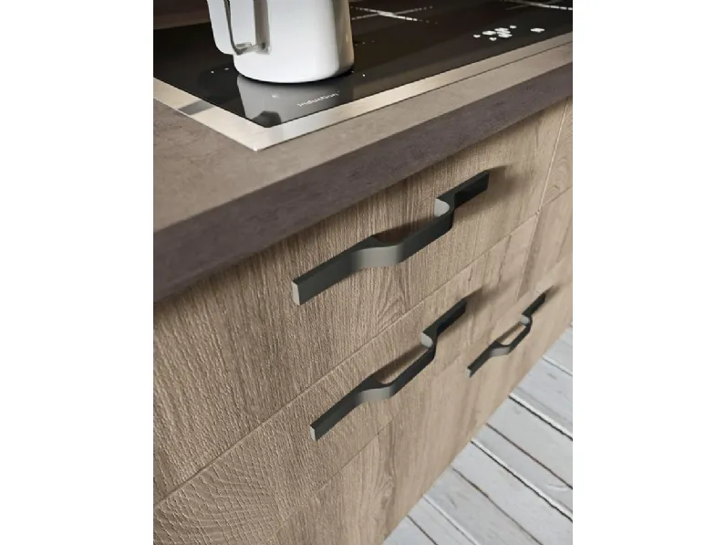 OFFERTA cucina con penisola e bancone CUCINE STORE (Misura 455x300cm)