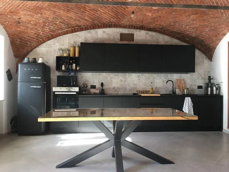 OFFERTA cucina lineare FENIX CUCINE STORE(Misura 420cm)