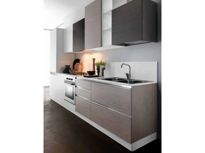 OFFERTA cucina lineare IRIS di CUCINESTORE (misura 330cm)