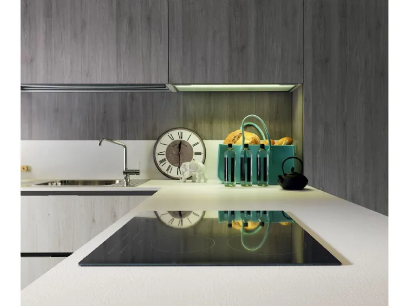 OFFERTA cucina mod VINTAGE di CUCINE STORE CON PENISOLA (250X430cm)