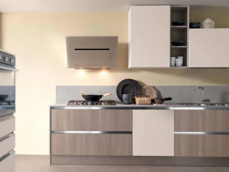Cucina a prezzo ribassato lineare moderna Iris Cucine store