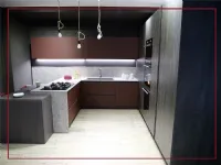 Cucina Kal quadra moderna altri colori Arredo3 ad angolo scontata 45%