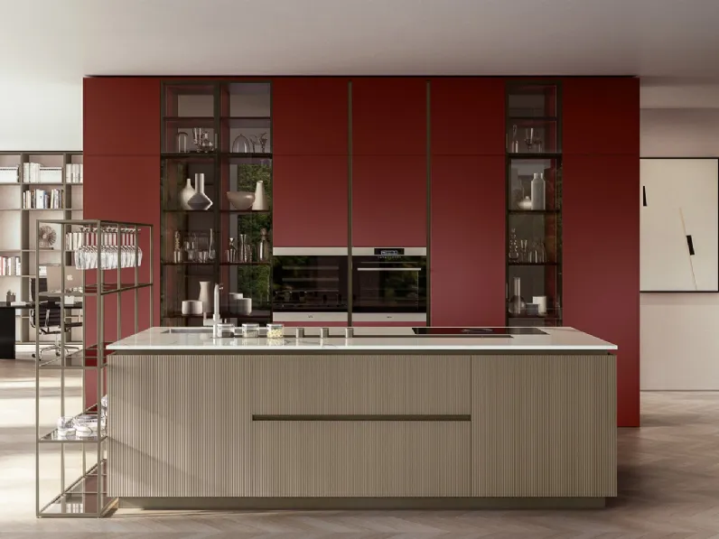 Scopri la cucina Lounge 01 di Veneta cucine in OFFERTA OUTLET 