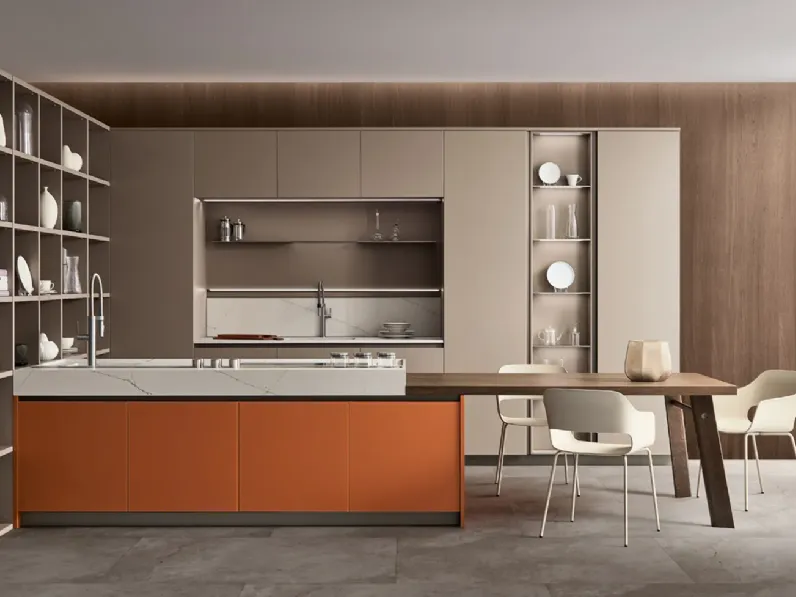 Scopri la cucina Lounge 01 di Veneta Cucine in OFFERTA OUTLET 