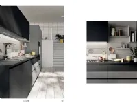 Cucina lineare in melaminico altri colori Q01 * a prezzo scontato