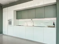 Cucina Cucina trend verde opaco moderna bianca Forma 2000 lineare scontata 40%
