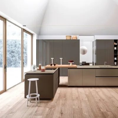 Richiedi il prezzo: cucina grigio design Logica di Valdesign in offerta 