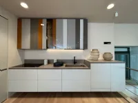 Cucina tortora moderna Cut + now Lago in Offerta Outlet 