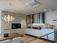 Cucina tortora moderna Cut + now Lago in Offerta Outlet 