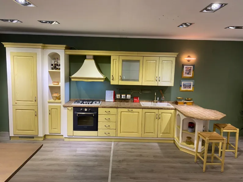 CUCINA con penisola Scavolini Scavolini muratura belvedere SCONTATA 54%