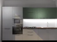 Cucina moderna Aran lineare con colori vivaci. LPL laminato a soli 4150. Stile unico!