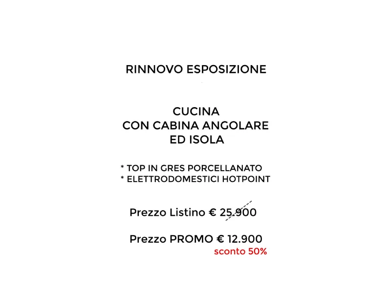 Cucina Shabby ad angolo Febal con un ribasso imperdibile