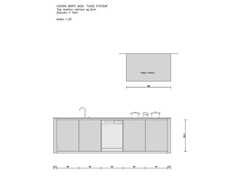 Scopri la cucina ad isola Case System in laccato opaco bianco a prezzo scontato!