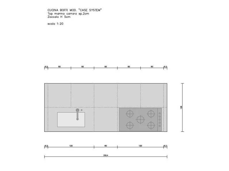 Scopri la cucina ad isola Case System in laccato opaco bianco a prezzo scontato!