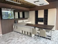 Scopri la cucina Atelier moderna in altri colori con penisola Aster scontata del 60%!