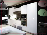 Cucina Cloe moderna bianca Arredo3 lineare scontata 35%