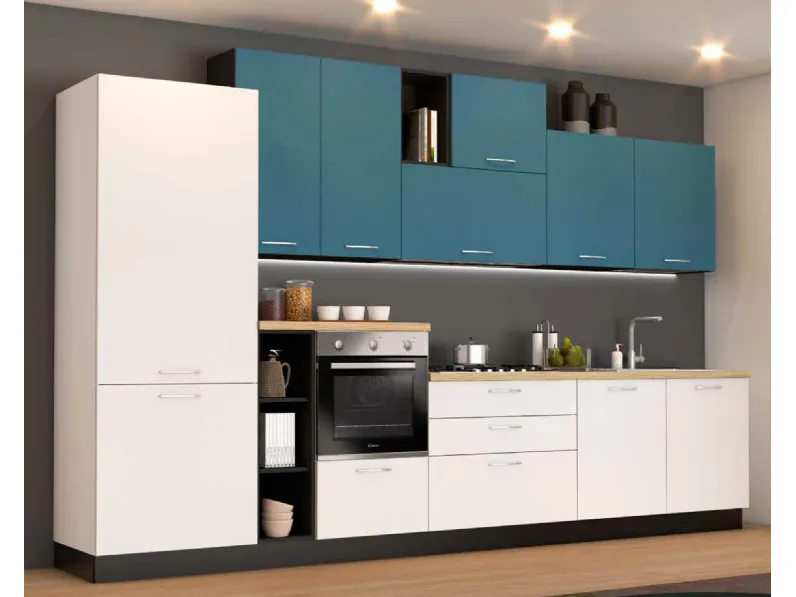 Richiedi il prezzo: cucina bianca moderna Cucina sandy di Net cucine in offerta 